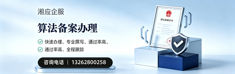 河源算法备案申报服务