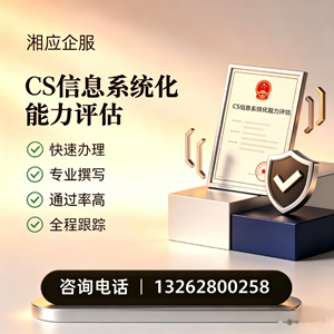 河源CS信息系统化能力评估申报服务