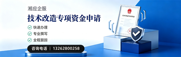 河源技术改造专项资金申报服务