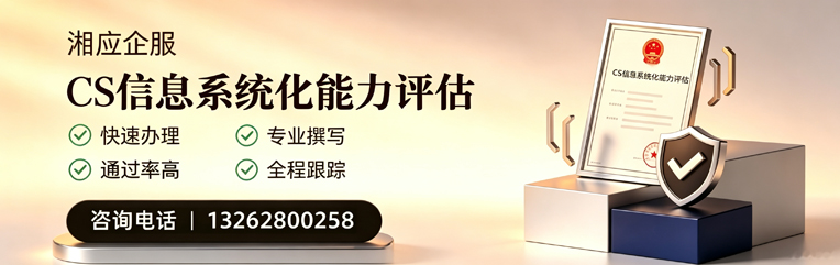 河源CS信息系统化能力评估申报服务