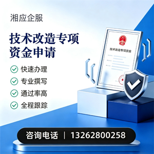 河源技术改造专项资金申报服务